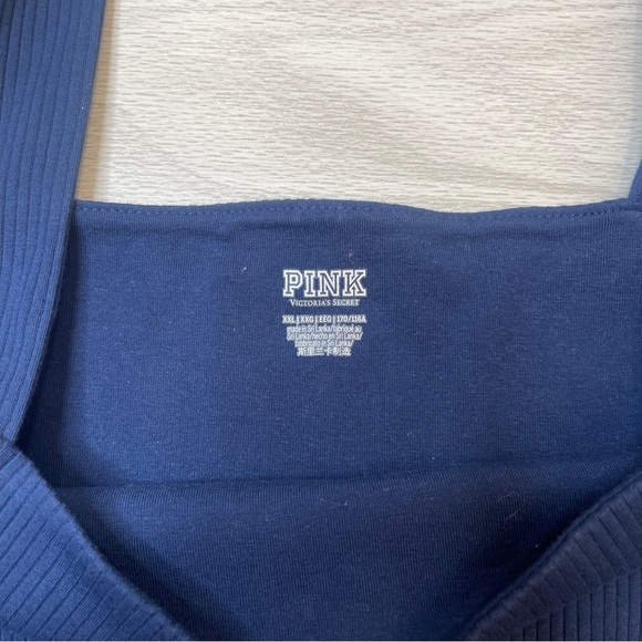 Pink Victoria's Secret Navy Blue Square Neck Active Dress Skort Size XXL New - Picture 5 of 16